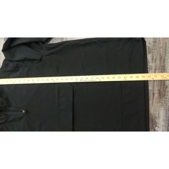 Avalanche Mens XL Black Water Resistant Hooded Jacket 1/4 Zip New $118 Tags - Picture 6 of 6